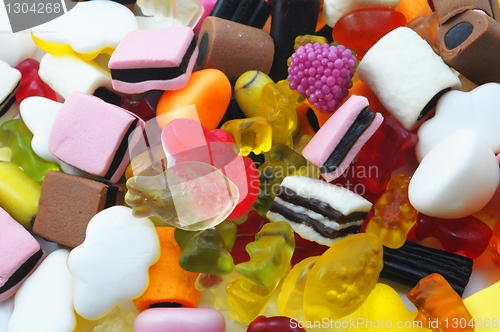 Image of sweets texture