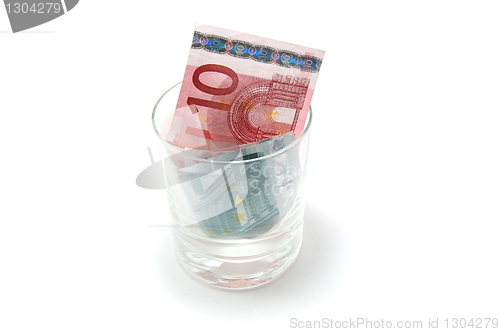 Image of Money in glass