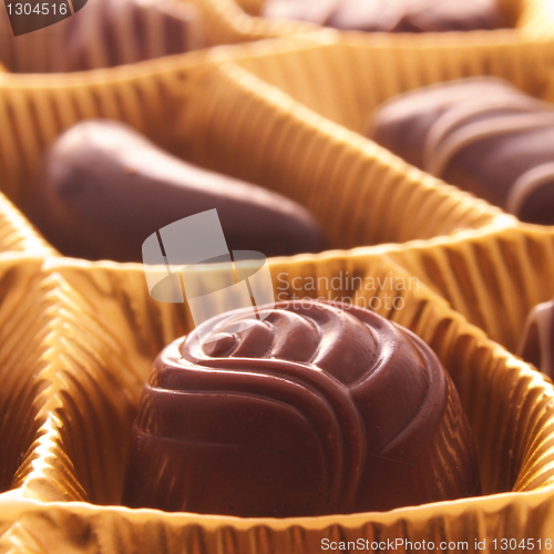 Image of chocolate praline