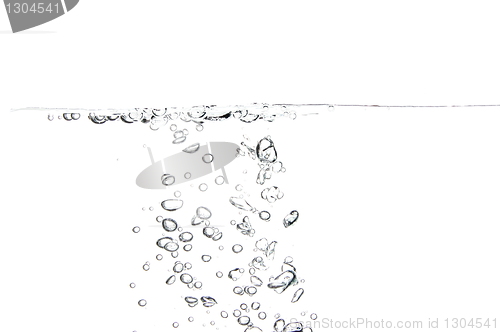 Image of fresh water with bubbles