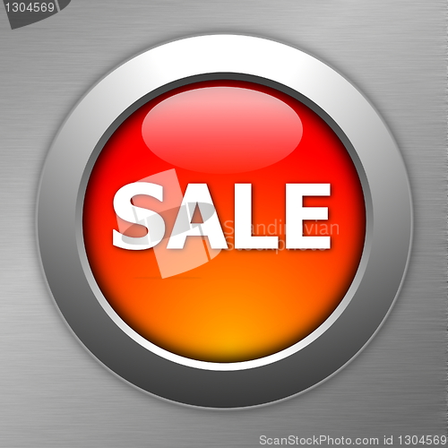 Image of red sale button