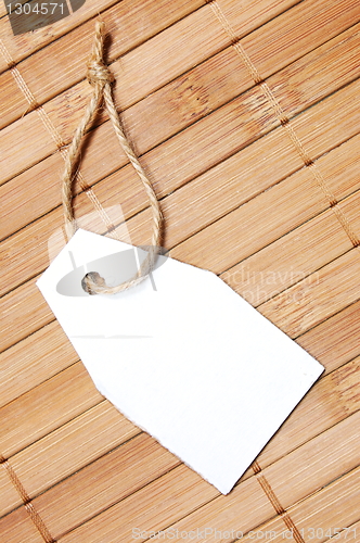 Image of blank price tag