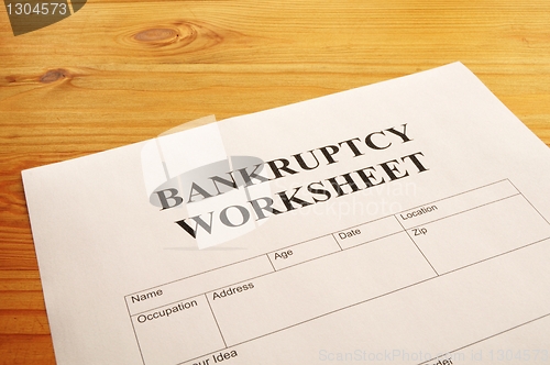 Image of bankruptcy