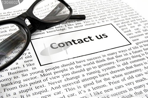 Image of contact us