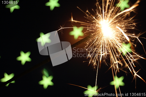 Image of holiday sparkler