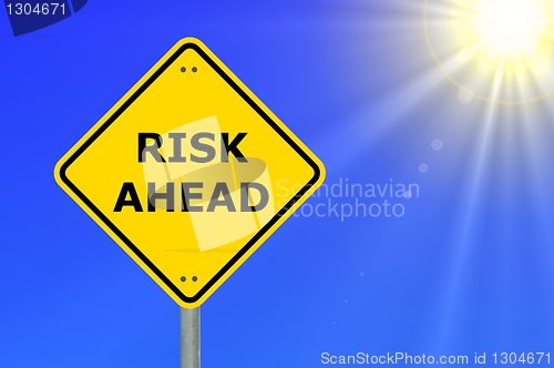 Image of risk ahead