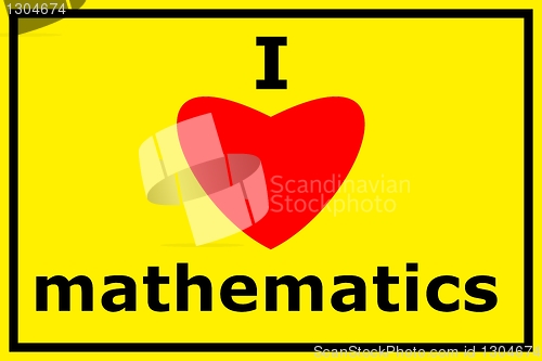 Image of i love math