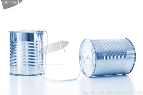 Image of tin can phone