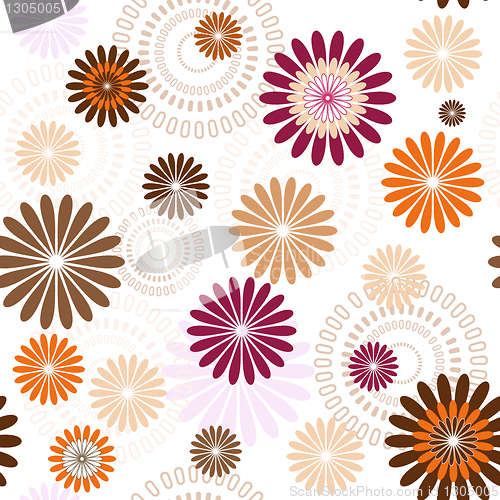 Image of Seamless floral pastel pattern