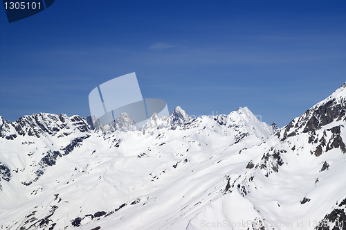 Image of Snowy mountains