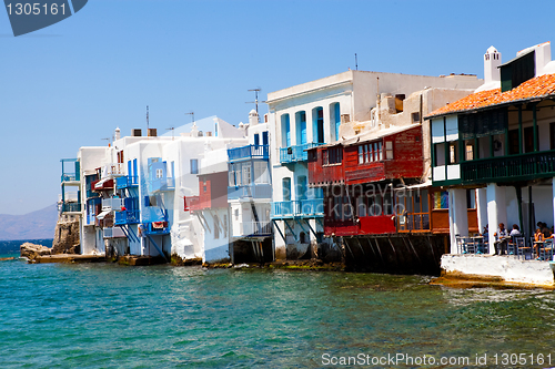 Image of Little Venice, Mykonos, Greece