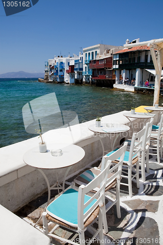 Image of Little Venice, Mykonos, Greece