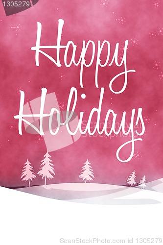 Image of red christmas