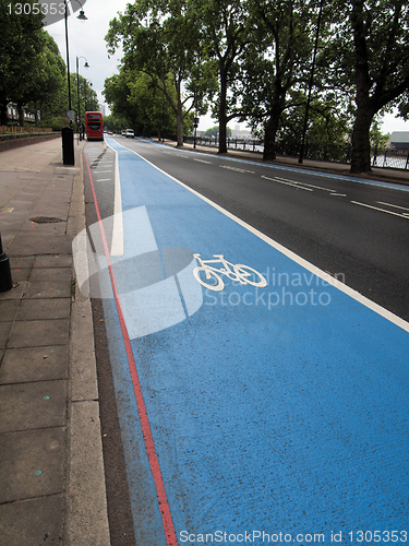 Image of Bike lane sign