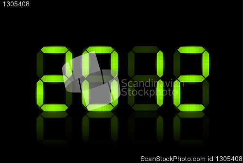 Image of Vector New Year card 2012