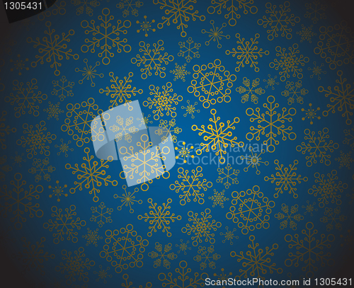Image of Winter - dark christmas pattern