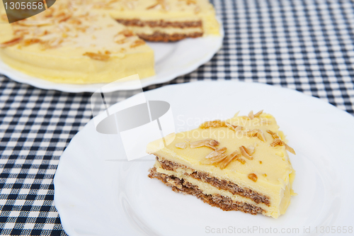 Image of White chocolate cake