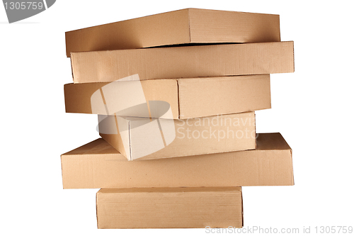 Image of boxes arranged in stack