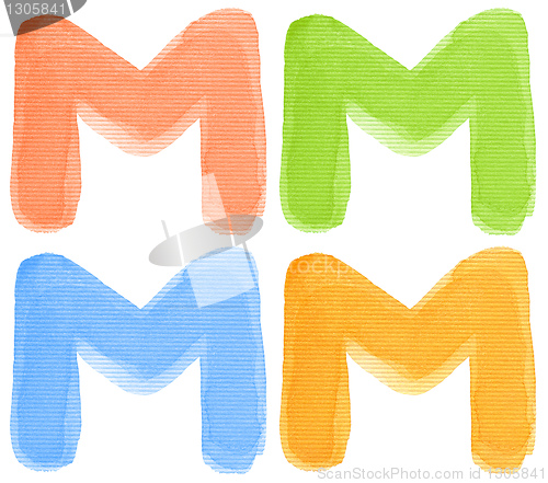 Image of Watercolor letter
