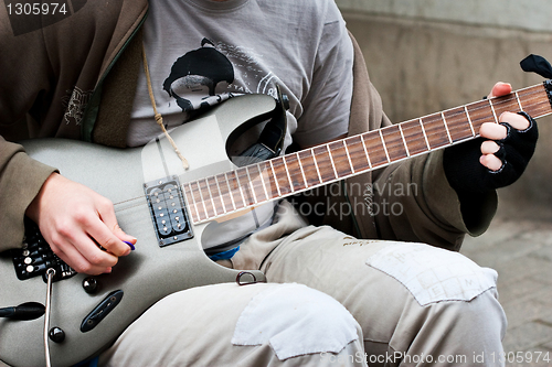 Image of street musician