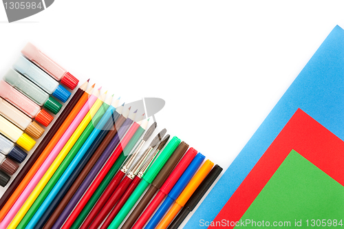 Image of art tools