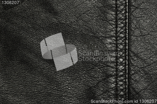 Image of black leather