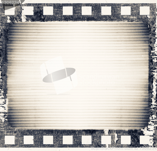 Image of grunge film frame