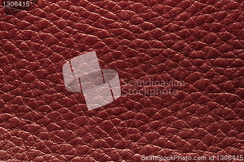 Image of red leather