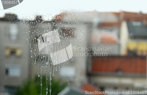 Image of Window glass cleaning