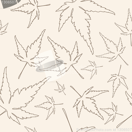 Image of Maple leafs texture