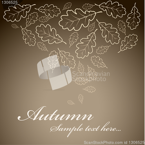 Image of Vintage autumn background 