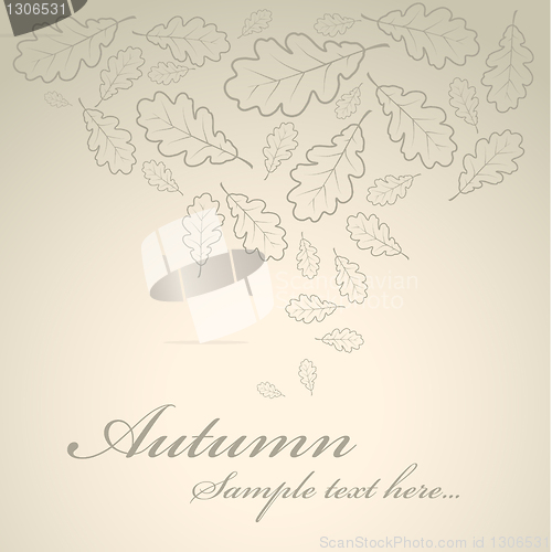 Image of Vintage autumn background