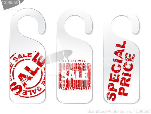 Image of Set of paper tags for sale