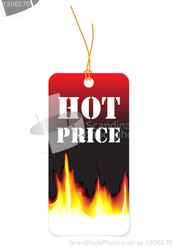 Image of Paper tag for hot price