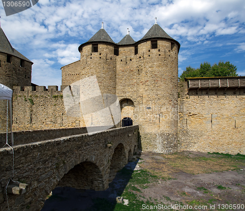 Image of Carcassonne, France, UNESCO. Castle
