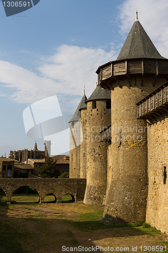 Image of Carcassonne, France, UNESCO. Castle