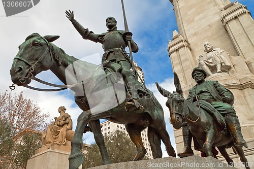 Image of Don Quixote and Sancho Panza