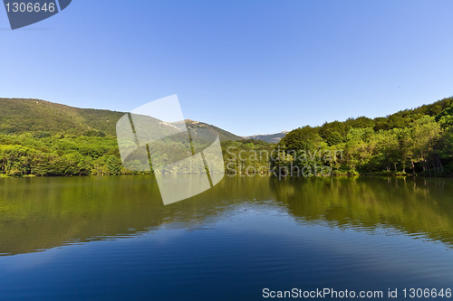 Image of Lake Santa Fe, Montseny. Spain