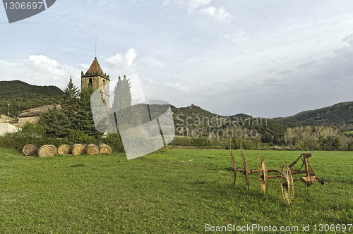 Image of Catalan typical rural landscape in Spain