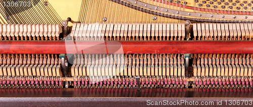 Image of inside the piano