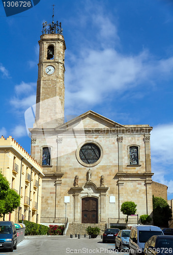 Image of Badalona Barcelona Spain - Santa Maria Church