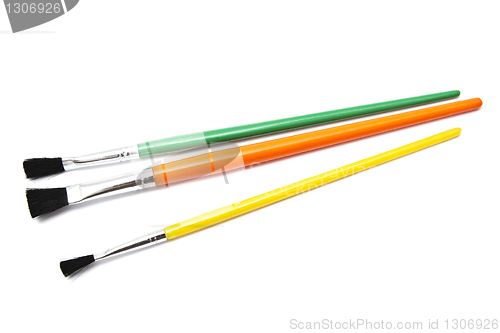 Image of Colorful paintbrushes 