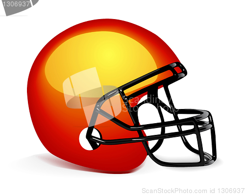 Image of Football Helmet on white