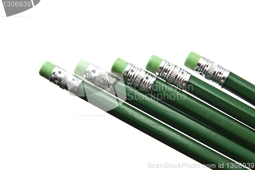 Image of Green pencils