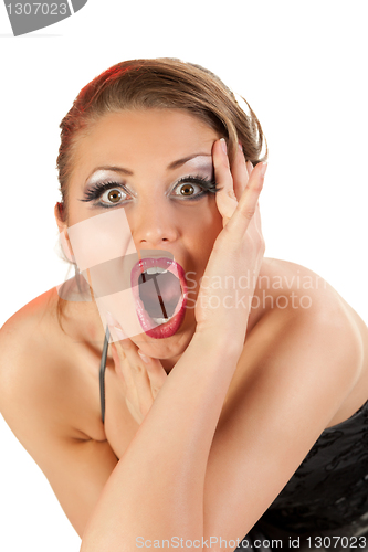 Image of Beautiful blonde woman