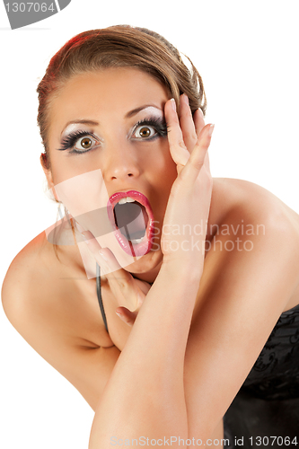 Image of Beautiful blonde woman
