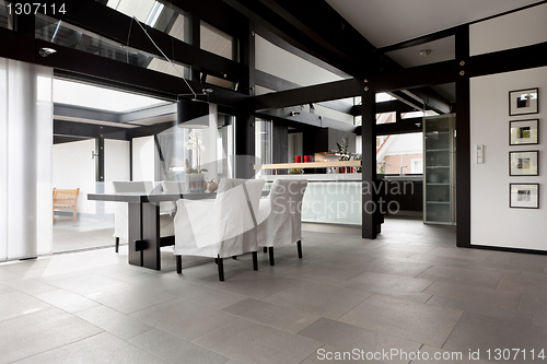 Image of Modern house, living-room
