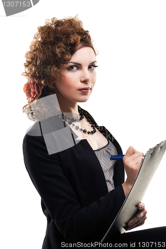 Image of Businesswoman in office