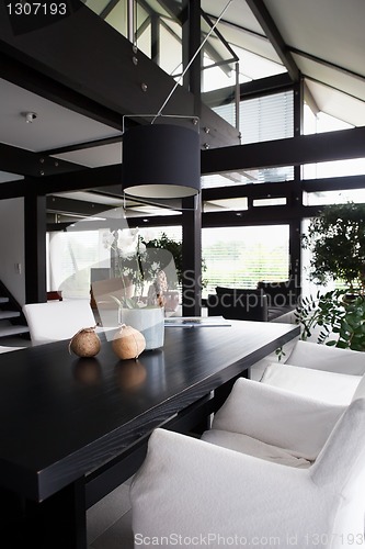 Image of Modern house, living-room