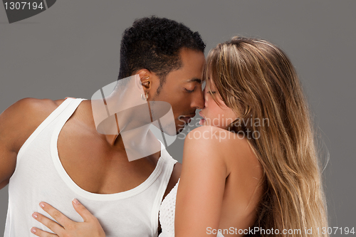 Image of Young couple dances Caribbean Salsa